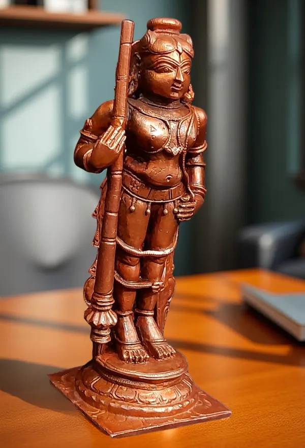 Brown_Copper_Idols_Of_Udupi_Krishna,_5.7_Inches,_650G,_Handmade_Pack_Of_1_Piece