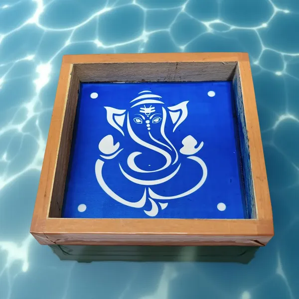 Searchers_Paradise_Ganesha_Rangoli_Stencil_Wooden_5×5_Inches_Pack_of_1_Piece