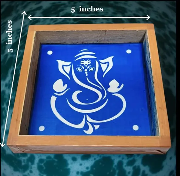 Searchers_Paradise_Ganesha_Rangoli_Stencil_Wooden_5×5_Inches_Pack_of_1_Piece