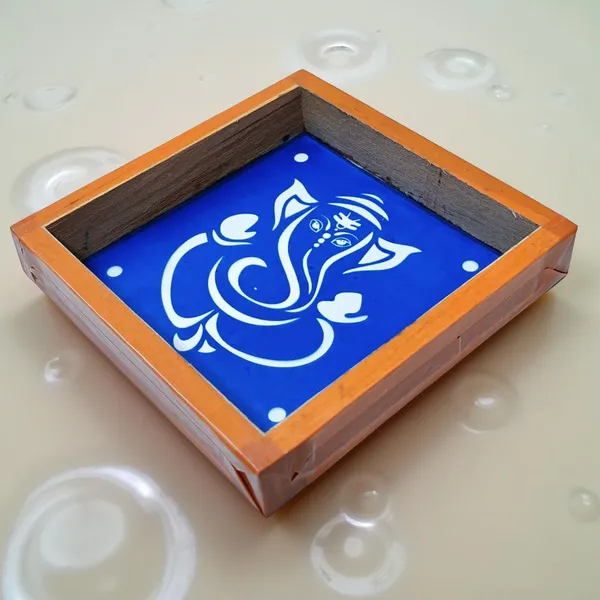 Searchers_Paradise_Ganesha_Rangoli_Stencil_Wooden_5×5_Inches_Pack_of_1_Piece