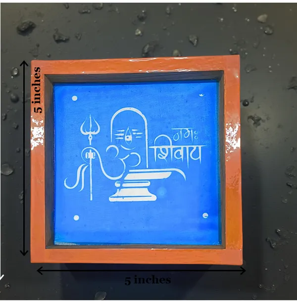 Searchers_Paradise_Om_Namashiavaya_Rangoli_Stencil_Wooden_5x5_Inches_Pack_of_1_Piece