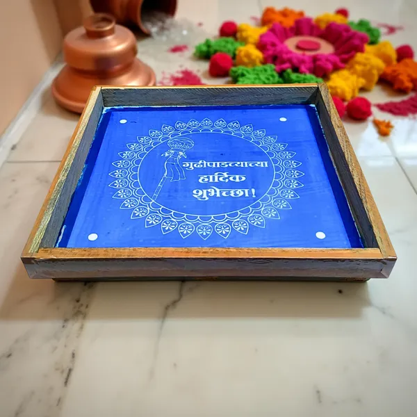Searchers_Paradise_Gudi_Padwa_Rangoli_Stencil_Wooden_10x10_Inches_Pack_of_1_Piece
