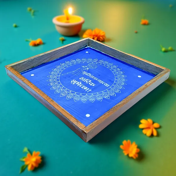 Searchers_Paradise_Gudi_Padwa_Rangoli_Stencil_Wooden_10x10_Inches_Pack_of_1_Piece