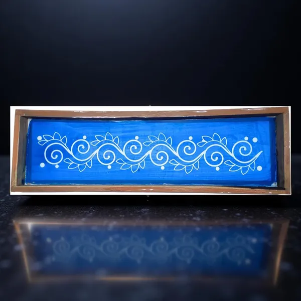 Searchers_Paradise_Flower-Border-Instant-Rangoli-Stencil-17*5_-Inch_inches_Pack_of_1_Piece