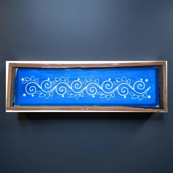 Searchers_Paradise_Flower-Border-Instant-Rangoli-Stencil-17*5_-Inch_inches_Pack_of_1_Piece