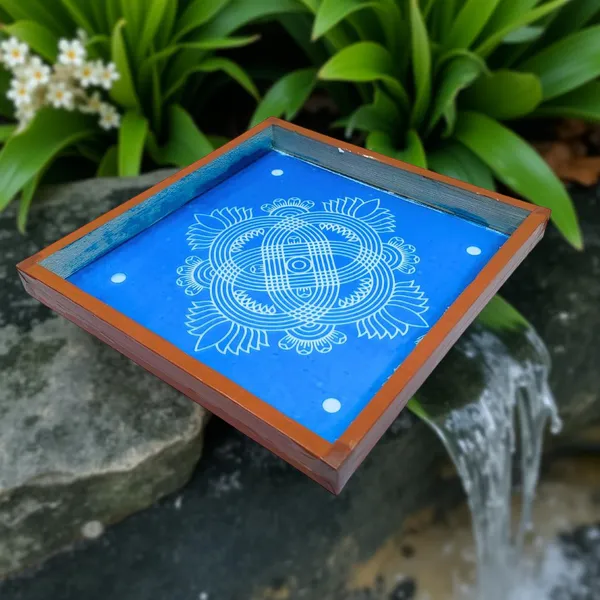 Searchers_Paradise_Padi_Kolam_Model_3_Rangoli_Stencil_Wooden_10x10_Inches_Pack_of_1_Piece