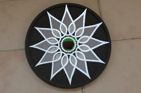 Searchers_Paradise_Lotus_Flower_Rangoli_Stencil_Wooden_10x10_Inches_Pack_of_1_Piece