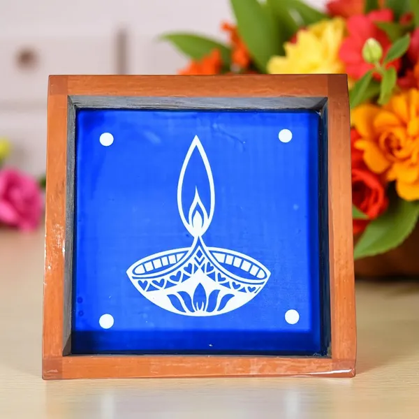 Searchers_Paradise_Agal-Diya-Kolam-Rangoli-Stencil_5_*_5_Inches_Pack_of_1_Piece