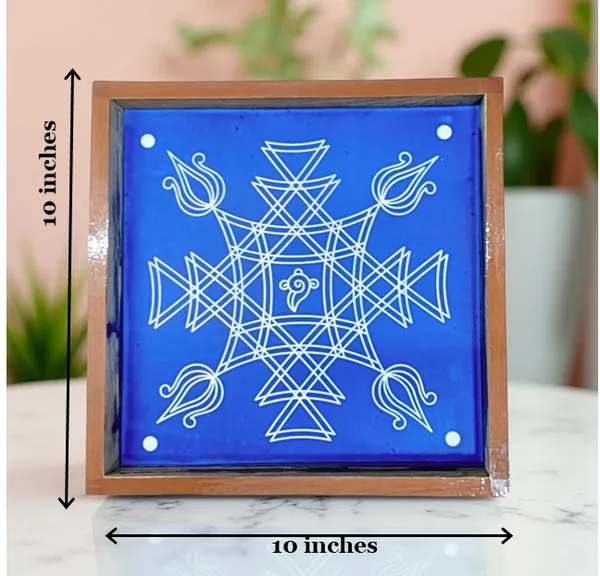 Searchers_Paradise_Iyengar_Padi_Kolam_Rangoli_Stencil_Model_1_Wooden_10×10_Inches_Pack_of_1_piece