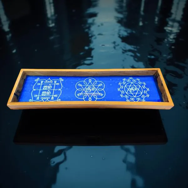Searchers_Paradise_Navagraha_Kolam_Stencil_Tamil(Model_2)17x5_Inches_Pack_of_1_Piece