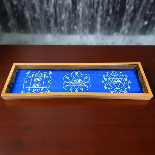 Searchers_Paradise_Navagraha_Kolam_Stencil_Tamil(Model_2)17x5_Inches_Pack_of_1_Piece