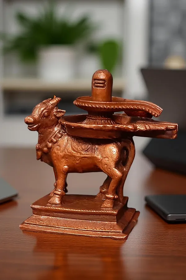 Brown_Copper_God_Idols_Shivalingam_Wih_Nandhi_Combo_Set,_3.9_Inches,_410G,_Patina_Antique_Finish,_Pack_Of_1_Piece