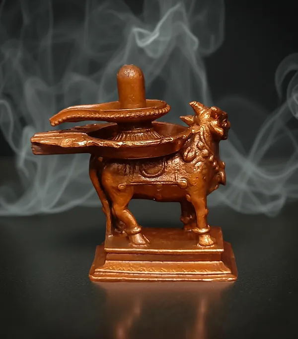Brown_Copper_God_Idols_Shivalingam_Wih_Nandhi_Combo_Set,_3.9_Inches,_410G,_Patina_Antique_Finish,_Pack_Of_1_Piece