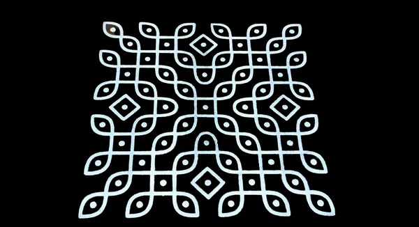 Searchers_Paradise_Kambi_Kolam_Model_2_Rangoli_Stencil_Wooden_10x10_Inches_Pack_of_1_Piece
