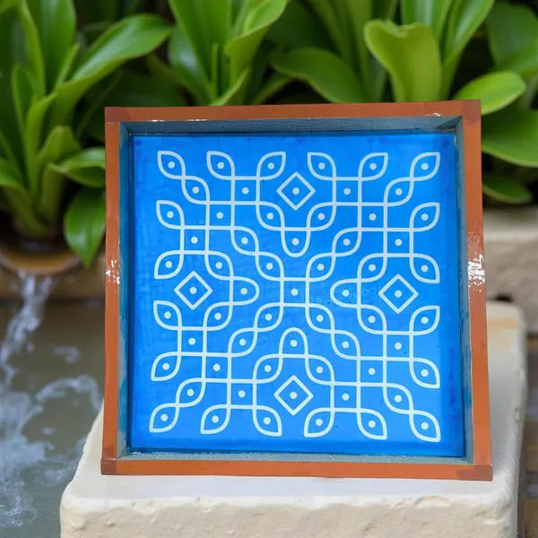 Searchers_Paradise_Kambi_Kolam_Model_2_Rangoli_Stencil_Wooden_10x10_Inches_Pack_of_1_Piece
