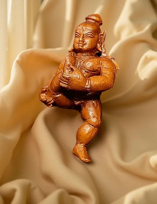 Brownish-Orange_Copper_Bal_Krishna_Sucking_His_Toe,_2.1_Inches,,_60G,_Patina_Antique_Finish,_Pack_Of_1_Piece
