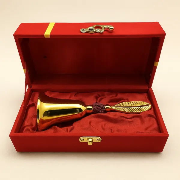 5-Inch_Puja_Bell_with_Rudraksha_&_Feather_Handle