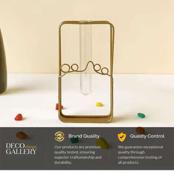 Designer_Rectangular_Golden_Metal_Flower_Vase_With_Glass_Tube_For_Modern_Home_Decor