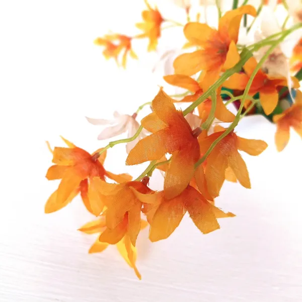 Artificial_Orange_And_White_Lily_Plant_in_White_Pot