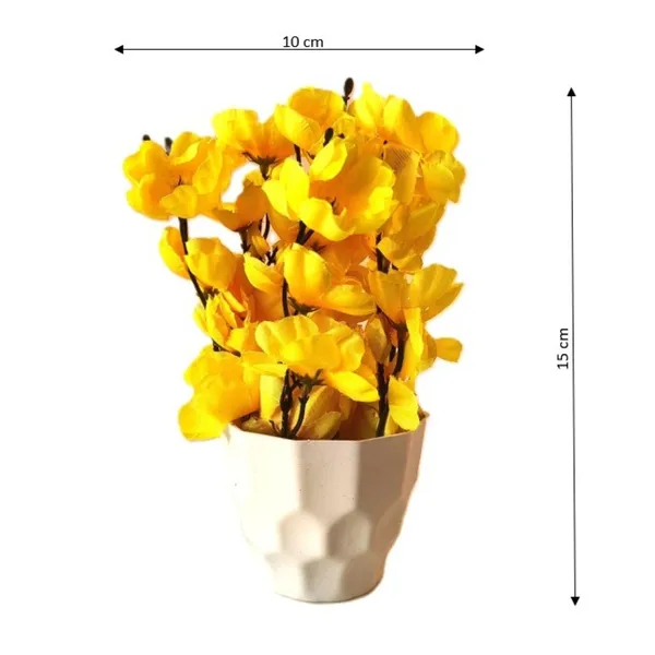Artificial_Yellow_Flower_Arrangement_in_White_Pot