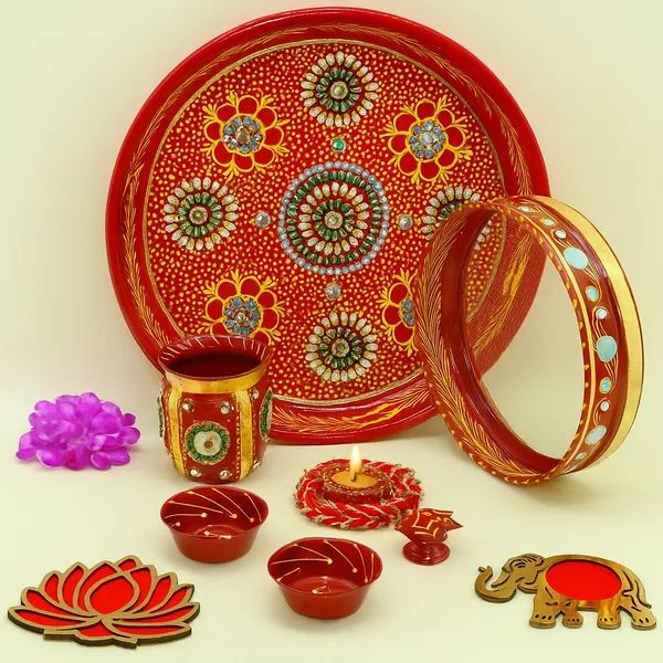 Auspicious_Red_Puja_Essentials_Set_-_Puja_Thali_Set