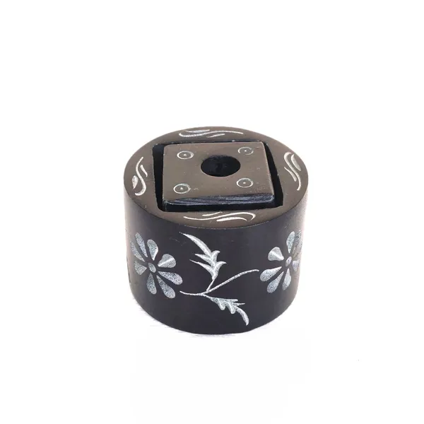 Black_Marble_Serenity_Incense_Holder_with_White_Floral_Design