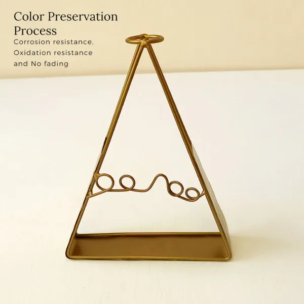 Stylish_Triangleshaped_Golden_Metal_Flower_Vase_With_Glass_Tube_For_Elegant_Home_And_Office_Decor