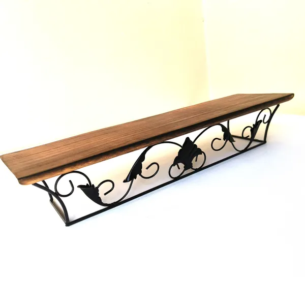 Classic_Wooden_Wall_Shelves_with_Ornate_Metal_Brackets_-_3-Tier_Display_Unit