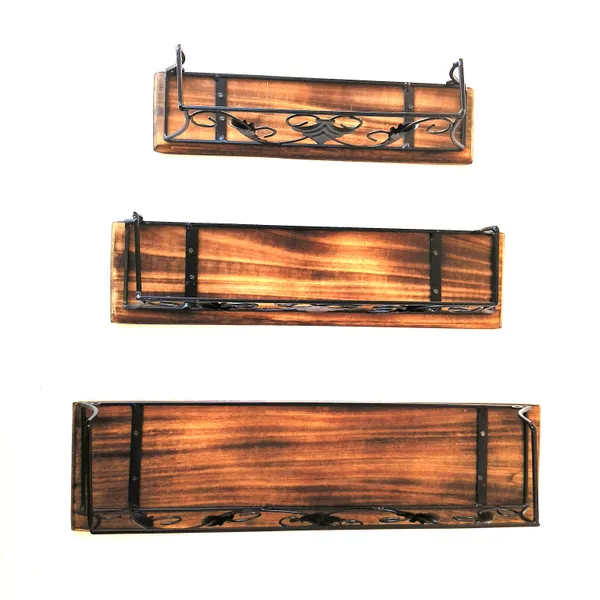 Classic_Wooden_Wall_Shelves_with_Ornate_Metal_Brackets_-_3-Tier_Display_Unit