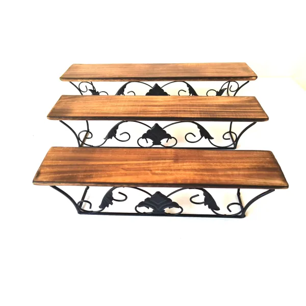 Classic_Wooden_Wall_Shelves_with_Ornate_Metal_Brackets_-_3-Tier_Display_Unit