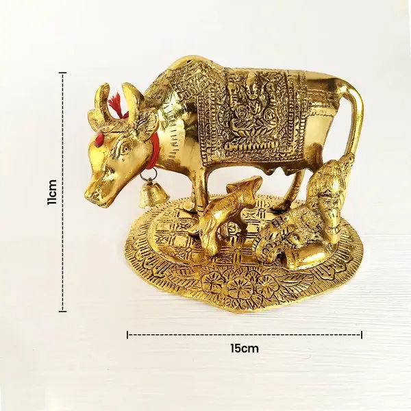 Divine_Kamdhenu_Cow_And_Calf_Showpiece_With_Makhan_Chor_Laddu_Gopal