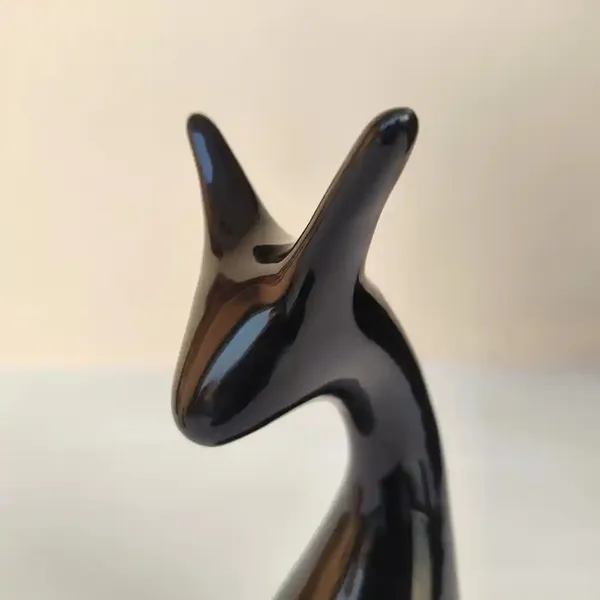 Set_Of_3_Deer_Showpiece_Made_Of_Ceramic_Figurine_And_Statues_Red_Black_&_White