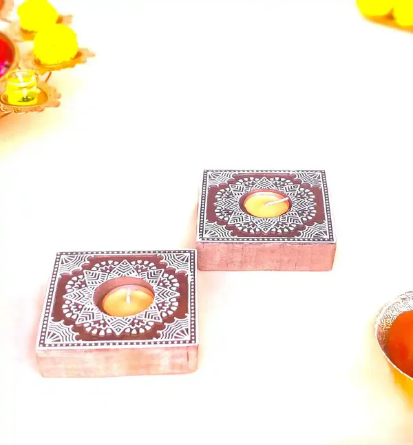 Handmade_Squareshaped_Wooden_Tea_Light_Candle_Holder_Perfect_For_Diwali_Rangoli_&_Festival_Decorations