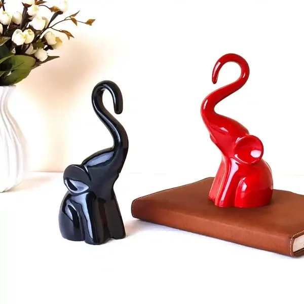 Set_Of_2_Elephant_Showpiece_Decor_Set_Piano_Finish_Made_Of_Ceramic_Figurine