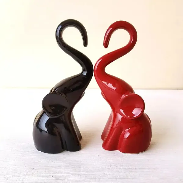 Set_Of_2_Elephant_Showpiece_Decor_Set_Piano_Finish_Made_Of_Ceramic_Figurine
