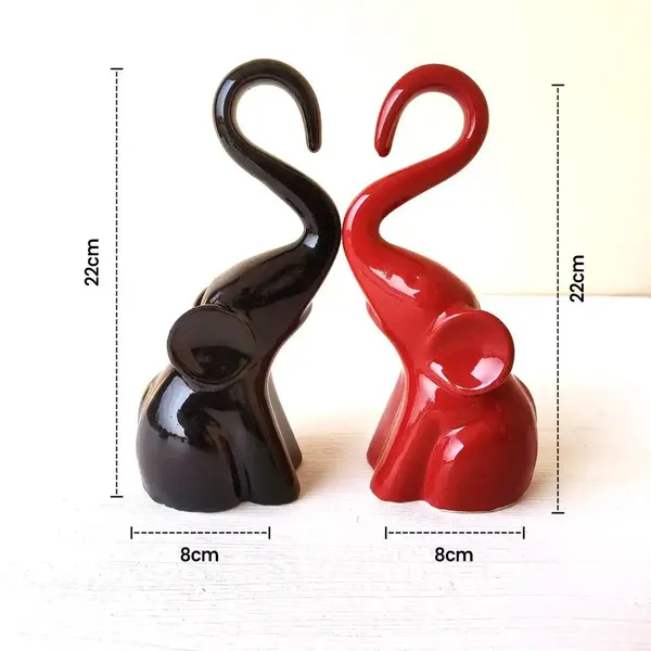 Set_Of_2_Elephant_Showpiece_Decor_Set_Piano_Finish_Made_Of_Ceramic_Figurine