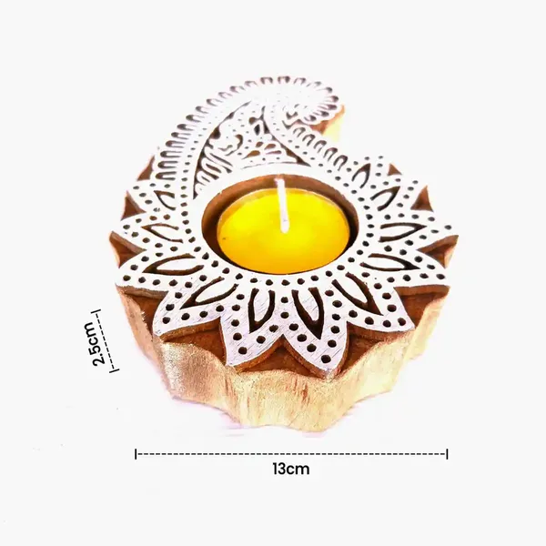 Shankh_Shellstyle_Wooden_Block_Print_Tea_Light_Candle_Holder_Perfect_For_Diwali_&_Festival_Decorations