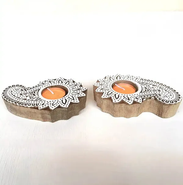 Shankh_Shellstyle_Wooden_Block_Print_Tea_Light_Candle_Holder_Perfect_For_Diwali_&_Festival_Decorations
