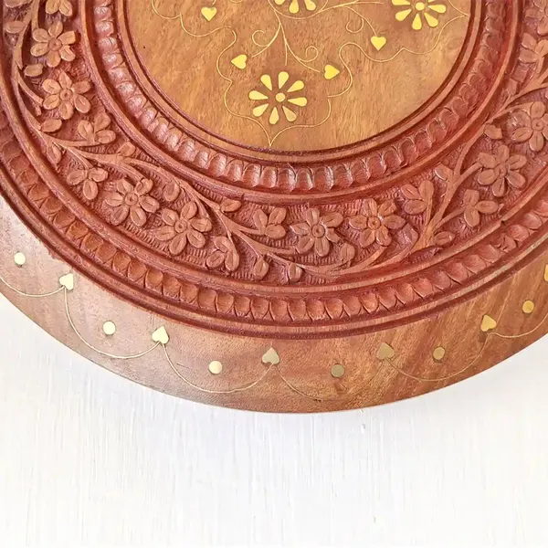 Handcarved_Wooden_Round_Table_Premium_Sheesham_Indian_Rosewood_Wood_Side_Table