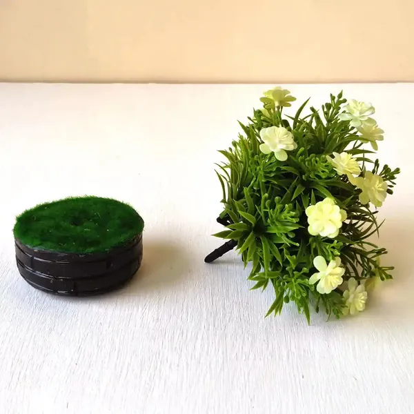 Artificial_White_Flower_Plant_Elegant_Greenery_With_Blooming_Flowers_In_Black_Pot_Decorative_Accent_For_Home_&_Office_Low_Maintenance_Decor