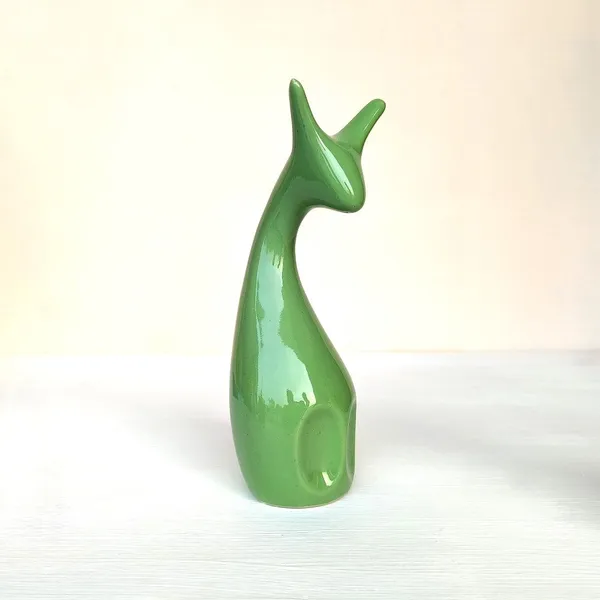 Set_Of_3_Deer_Showpiece_Made_Of_Ceramic_Figurine_And_Statues_Green_Pink_&_Yellow
