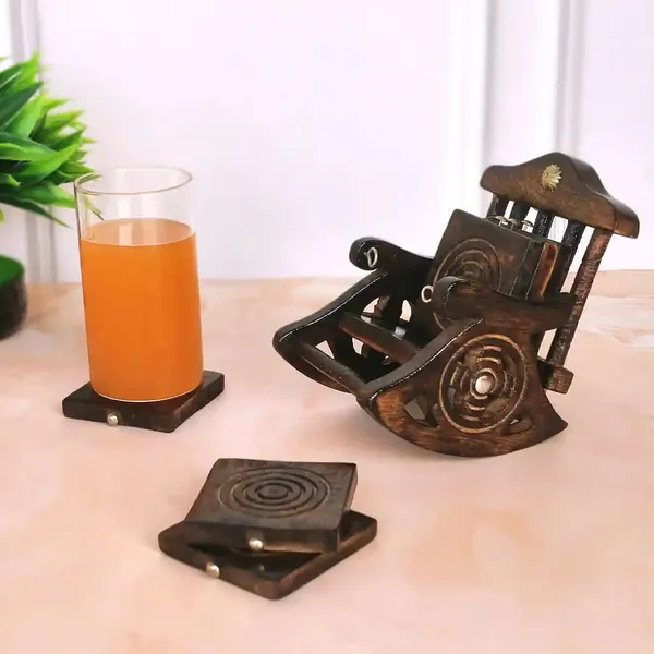 Wooden_Vintage_Rocking_Chair_Coaster_Set_6_Wooden_Coasters_With_Chair_Holder_For_Home_&_Kitchen