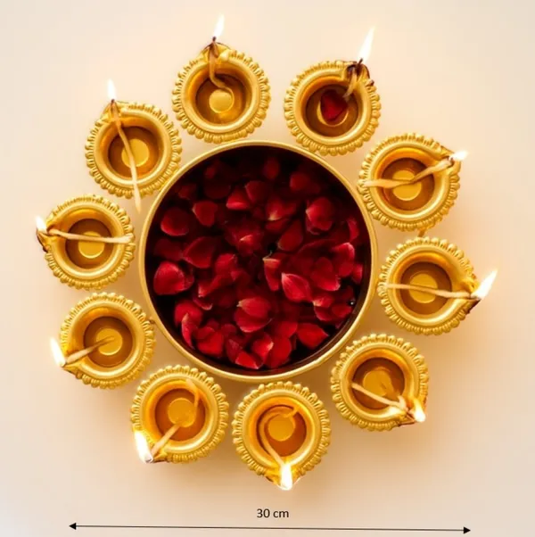 Elegant_Golden_Diya_Urli_for_Diwali_Decorations_and_Pooja_Ceremonies