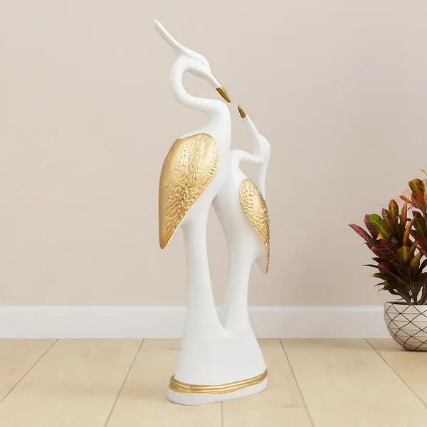 Elegant_White_and_Gold_Twin_Crane_Sculpture_with_Intricate_Gold_Accents
