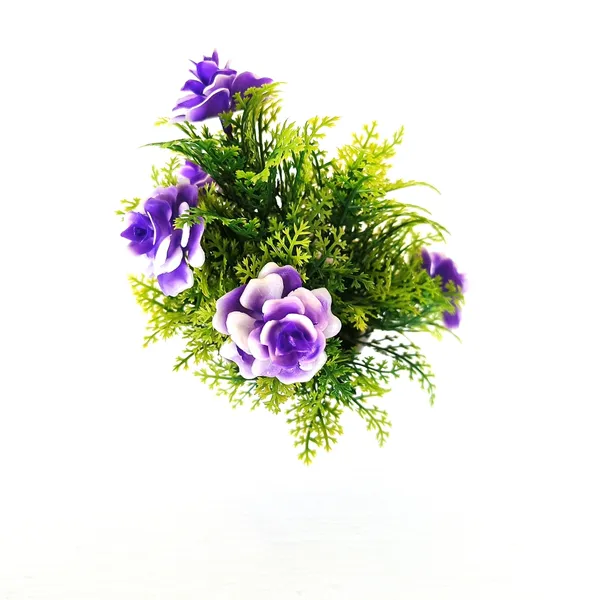 Exquisite_Artificial_Purple_Floral_Arrangement_with_Delicate_White_Accents_in_a_Sleek_White_Plastic_Pot
