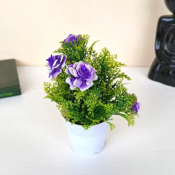 Exquisite_Artificial_Purple_Floral_Arrangement_with_Delicate_White_Accents_in_a_Sleek_White_Plastic_Pot