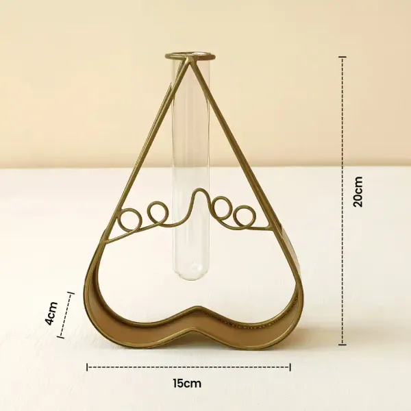 Heartshaped_Golden_Metal_Flower_Vase_With_Transparent_Glass_Tube_For_Home_Decor_Ideal_For_Living_Room_Bedroom_And_Office