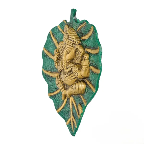 Golden_Leaf_Ganesha_Decor_for_Spiritual_Growth