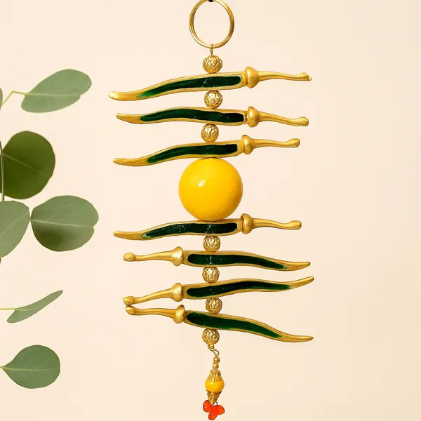 Golden_Leaf_Harmony_Wind_Chime_with_Vibrant_Yellow_Centerpiece
