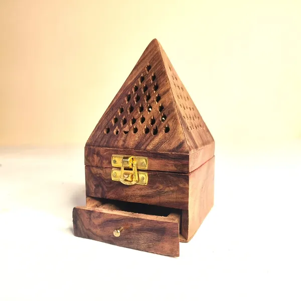 Handcrafted_Wooden_Incense_Cone_Burner_Pyramid_Shape